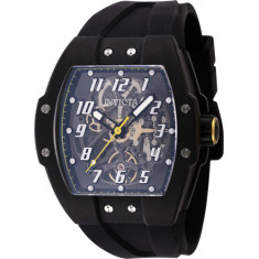 Invicta Men's 44971 JM Correa  Automatic 3 Hand Black, Transparent Dial Watch