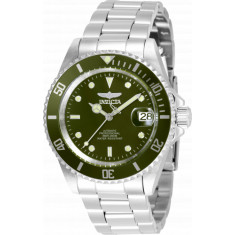 Invicta Men's 35690 Pro Diver  Automatic 3 Hand Military Green Dial Watch