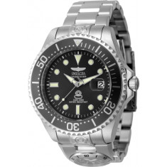 Invicta Men's 45812 Pro Diver  Automatic 3 Hand Black Dial Watch