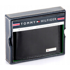 Carteira - Tommy Hilfiger (Modelo 0049 Preta)