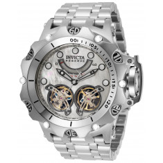 Invicta Men's 33536 Reserve  Automatic Multifunction White, Silver Dial Watch