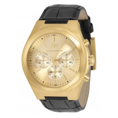 Technomarine Men's TM-820011 MoonSun Quartz 3 Hand Gold Dial Watch