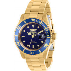 Invicta Men's 37159 Pro Diver Quartz 3 Hand Blue Dial Watch