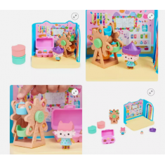 Brinquedo Infantil -  Gabbys Dollhouse Baby Box Craft A Riffic' Room And Figures