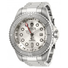 Invicta Men's 29726 Hydromax Quartz 3 Hand Silver Dial Watch