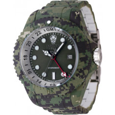 Invicta Men's 45939 Reserve Quartz 3 Hand Green Dial Watch