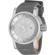 Invicta Men's 41409 S1 Rally Quartz 3 Hand Silver Dial Watch
