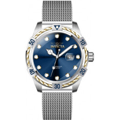 Invicta Men's 43553 Bolt Quartz 3 Hand Blue Dial Watch