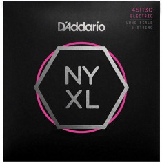 D'Addario NYXL45130 5 String Bass Guitar Strings 45-130 Regular Light