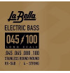 La Bella Bass RX-S4B Stainless Steel 045/100
