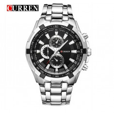 Relogio Masculino Curren Silver (Modelo M8023)