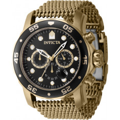 Invicta Men's 47238 Pro Diver  Quartz Chronograph Black Dial Watch