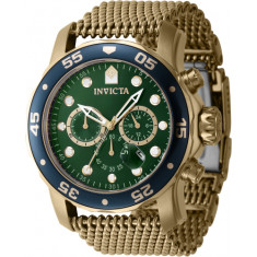 Invicta Men's 47241 Pro Diver  Quartz Chronograph Green Dial Watch