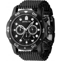 Invicta Men's 47242 Pro Diver  Quartz Chronograph Black Dial Watch