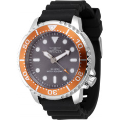 Invicta Men's 47224 Pro Diver  Quartz 3 Hand Grey Dial Watch