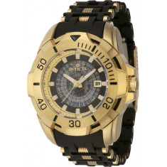 Invicta Men's 44129 Sea Spider  Quartz Multifunction Black, Gold, Transparent Dial Watch