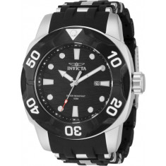 Invicta Men's 44116 Sea Spider Quartz 3 Hand Black Dial Watch