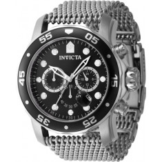 Invicta Men's 47236 Pro Diver  Quartz Chronograph Black Dial Watch
