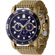 Invicta Men's 47239 Pro Diver  Quartz Chronograph Blue Dial Watch
