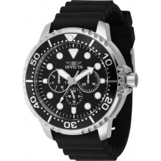 Invicta Men's 47234 Pro Diver  Quartz Chronograph Black Dial Watch