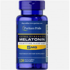 Melatonina 5mg (120 Caps) - Puritan's Pride (Val: 03/2025)
