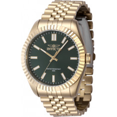 Invicta Men's 47489 Specialty Quartz 3 Hand Green Dial Watch