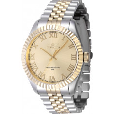 Invicta Men's 47404 Specialty Quartz 3 Hand Gold Dial Watch
