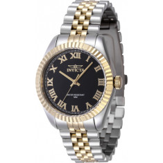 Invicta Women's 47413 Specialty Quartz 3 Hand Black Dial Watch