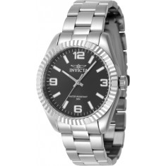 Invicta Women's 47463 Specialty Quartz 3 Hand Black Dial Watch