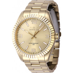 Invicta Men's 47460 Specialty Quartz 3 Hand Gold Dial Watch