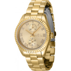 Invicta Women's 47445 Specialty Quartz Multifunction Gold Dial Watch