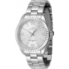 Invicta Women's 47464 Specialty  Quartz 3 Hand Silver Dial Watch