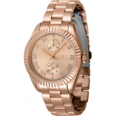 Invicta Women's 47447 Specialty Quartz Multifunction Rose Gold Dial Watch