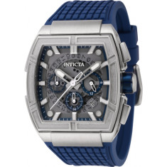 Invicta Men's 44884 S1 Rally Quartz Multifunction Dark Blue, Grey Dial Watch