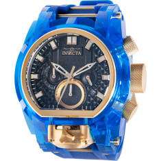 Invicta Men's 46476 Bolt Quartz Chronograph Gold, Black Dial Watch