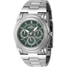 Invicta Women's 46265 Slim Quartz Chronograph Green Dial Watch
