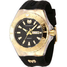 Technomarine Men's TM-122011 Cruise Quartz 3 Hand Black Dial Watch