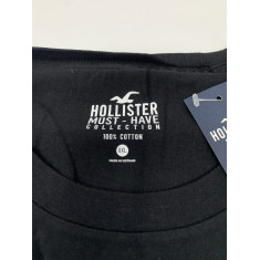 Camiseta Preta de Malha Masculina - Hollister Tam: XXL