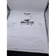 Camiseta Branca de Malha Masculina - Hollister Tam: GG