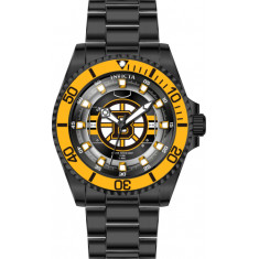 Invicta Women's 42207 NHL Boston Bruins Quartz Yellow, White, Black Dial Color