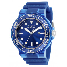 Invicta Men's 32331 Pro Diver Quartz 3 Hand Blue Dial Watch