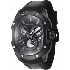 Invicta Men's 45440 Lupah Quartz Chronograph Black Dial Watch