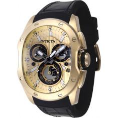 Invicta Men's 45442 Lupah Quartz Chronograph Gold Dial Watch