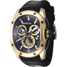 Invicta Men's 45441 Lupah Quartz Chronograph Black Dial Watch