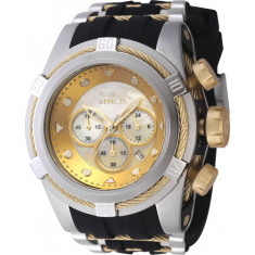 Invicta Men's 46468 Bolt Quartz Chronograph Gold, Champagne Dial Watch
