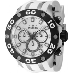 Invicta Men's 46512 Subaqua Quartz Chronograph Silver Dial Watch