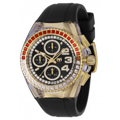 Technomarine Women's TM-121050 Cruise Quartz Chronograph Black Dial Watch