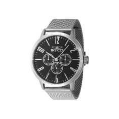 Invicta Men's 47597 Specialty Quartz Chronograph Charcoal Dial Watch