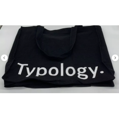 Typology Tote Bag - Cor Preta