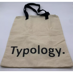 Typology Tote Bag - Cor Bege